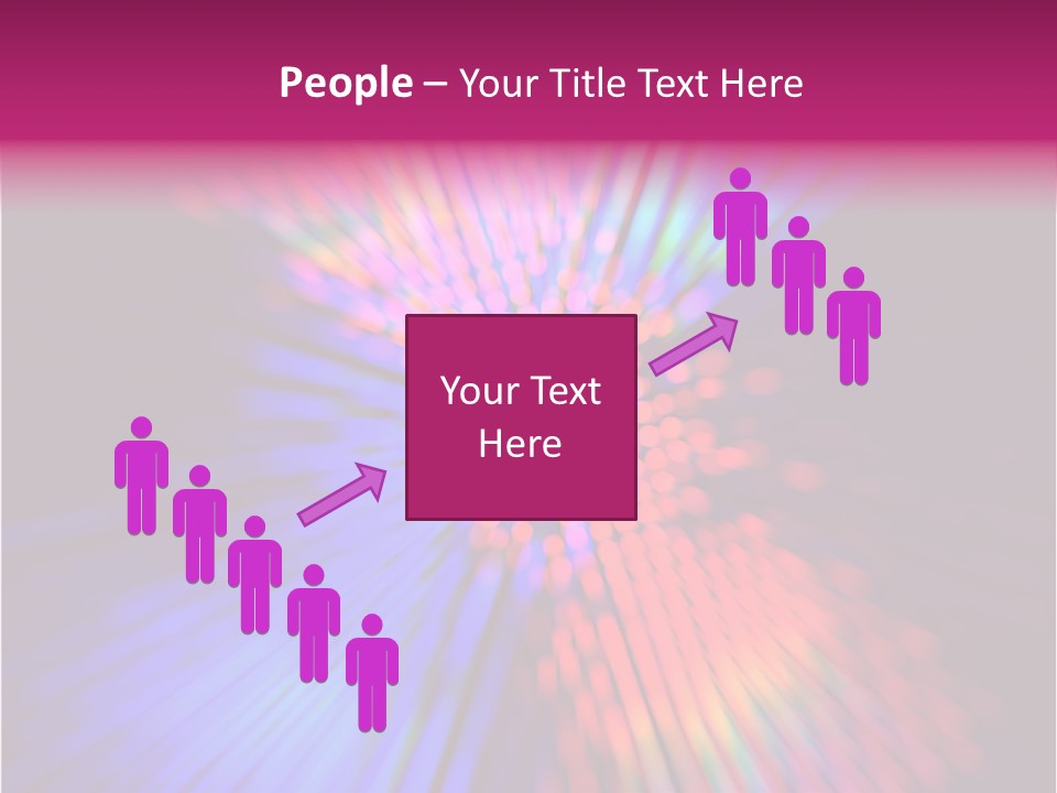 Broadband Glow Abstract PowerPoint Template