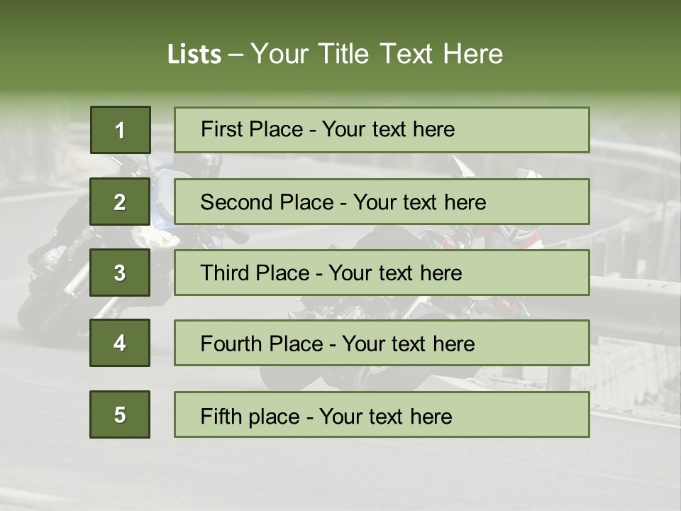 Countryside Curve Location PowerPoint Template