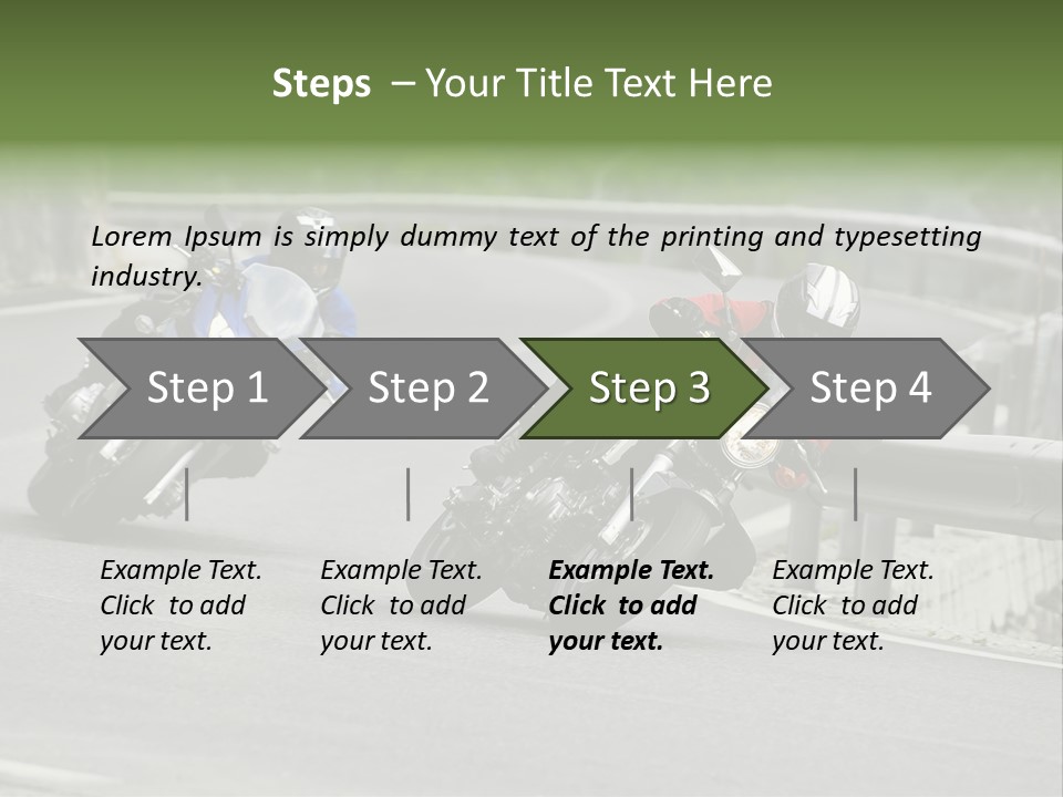 Countryside Curve Location PowerPoint Template