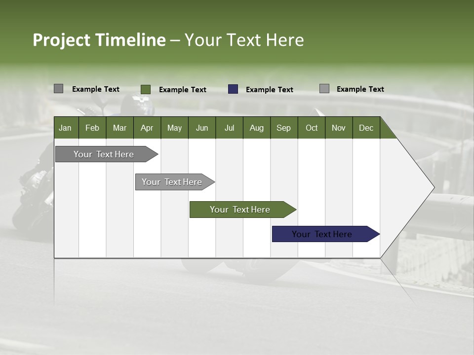 Countryside Curve Location PowerPoint Template