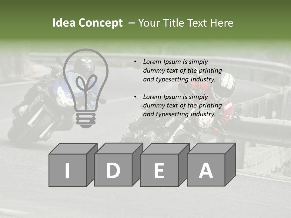 Countryside Curve Location PowerPoint Template