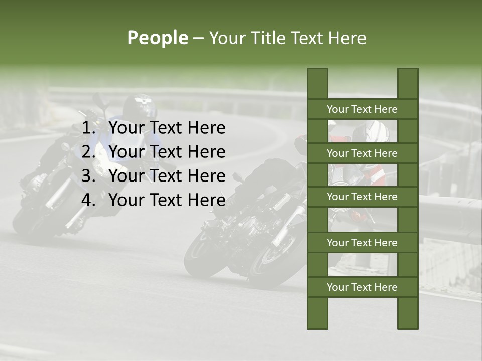 Countryside Curve Location PowerPoint Template
