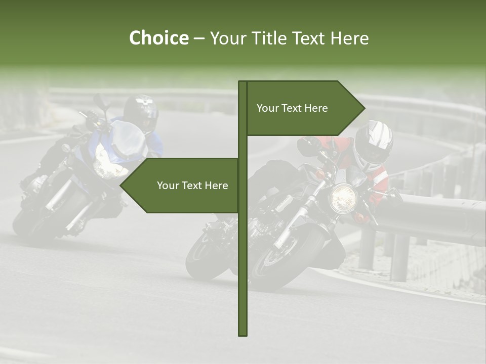 Countryside Curve Location PowerPoint Template
