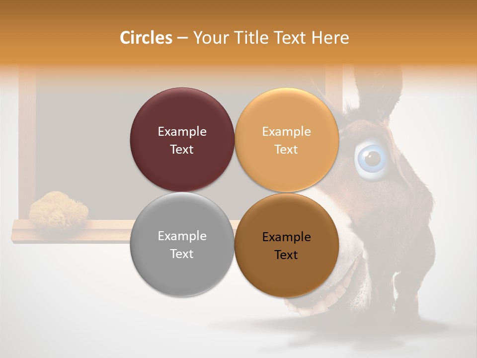 Schoolboy Funny Animal PowerPoint Template