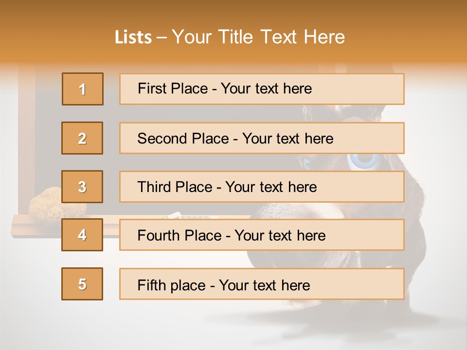 Schoolboy Funny Animal PowerPoint Template