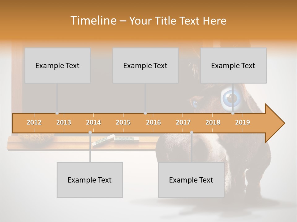 Schoolboy Funny Animal PowerPoint Template