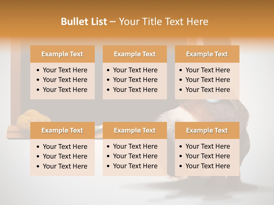 Schoolboy Funny Animal PowerPoint Template