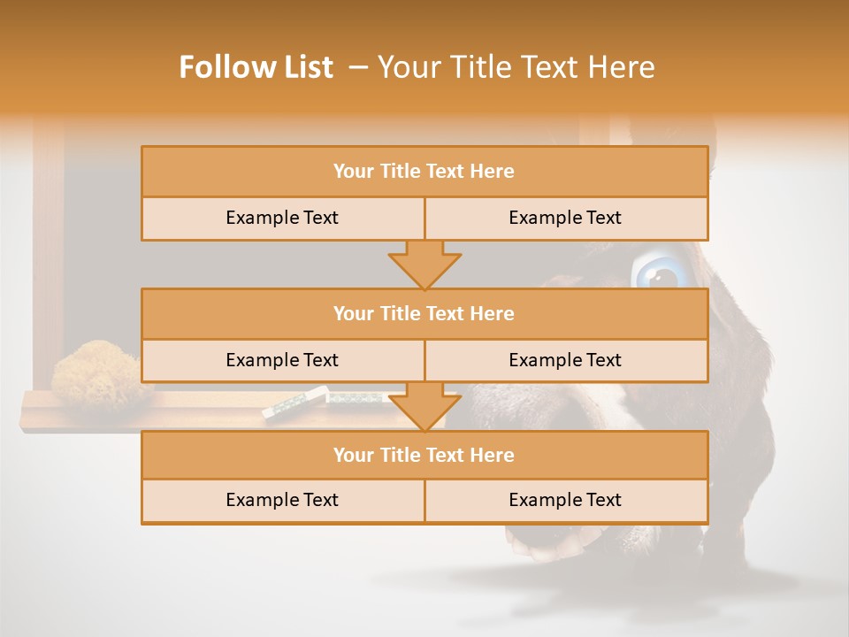 Schoolboy Funny Animal PowerPoint Template