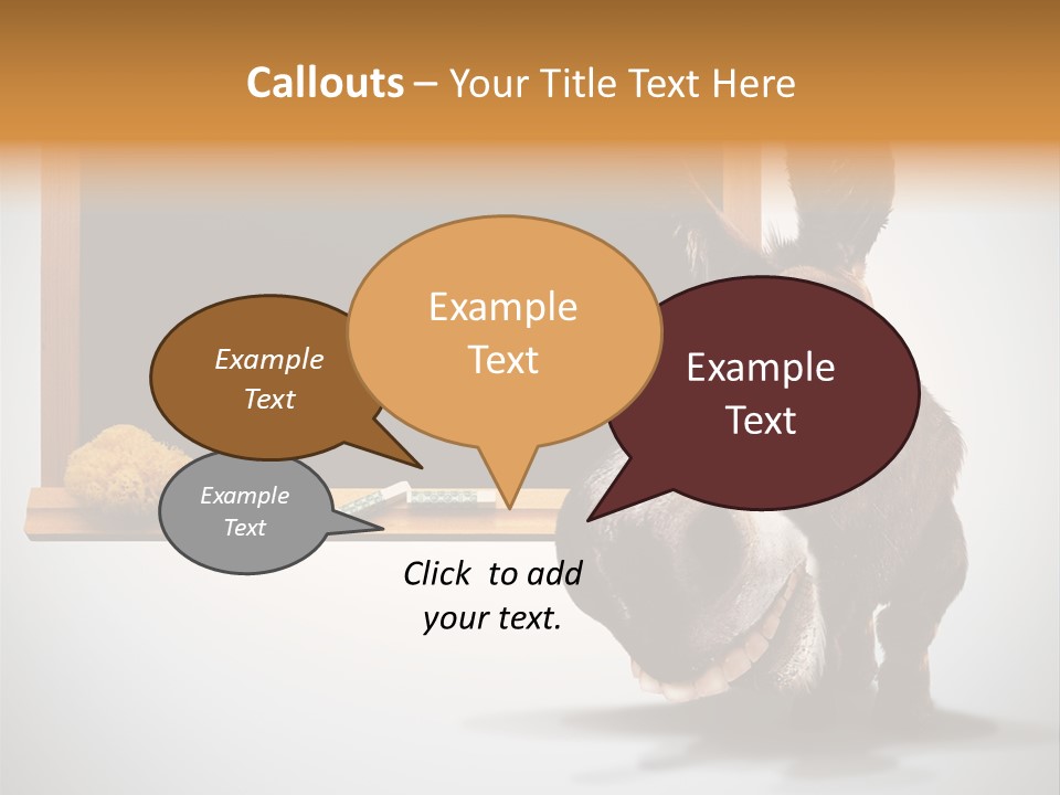 Schoolboy Funny Animal PowerPoint Template