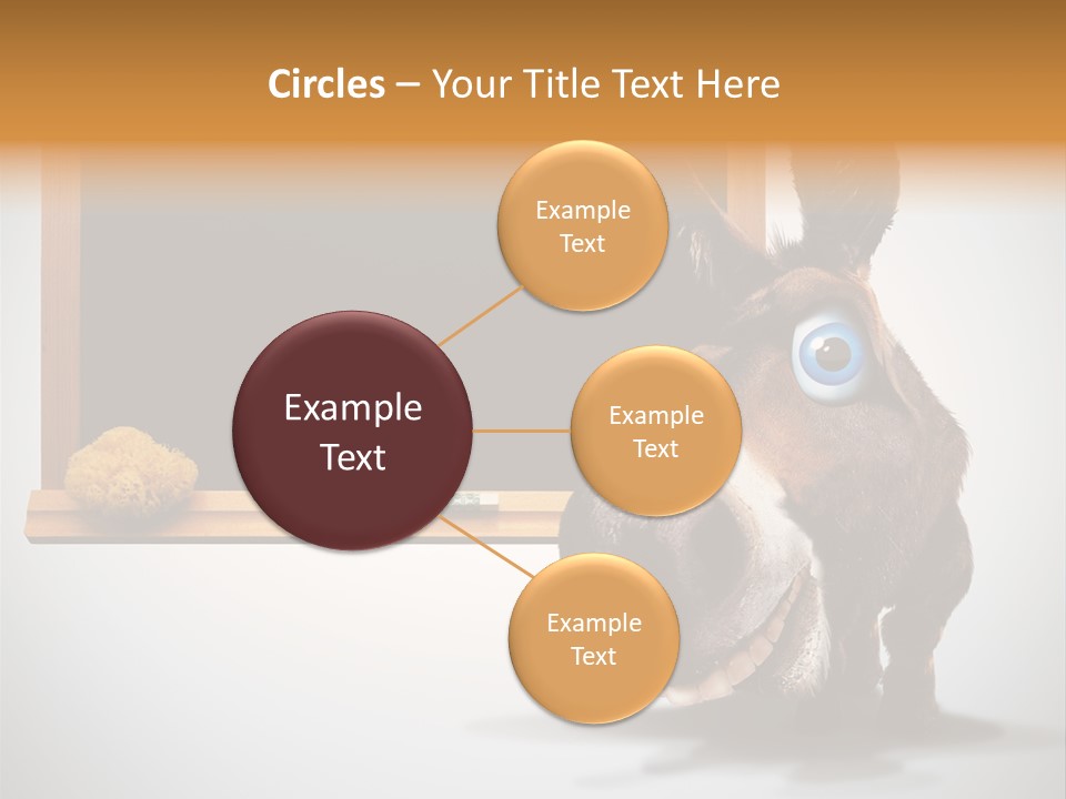 Schoolboy Funny Animal PowerPoint Template