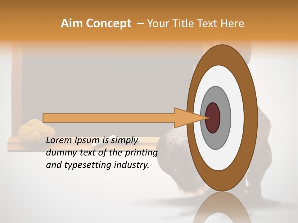 Schoolboy Funny Animal PowerPoint Template