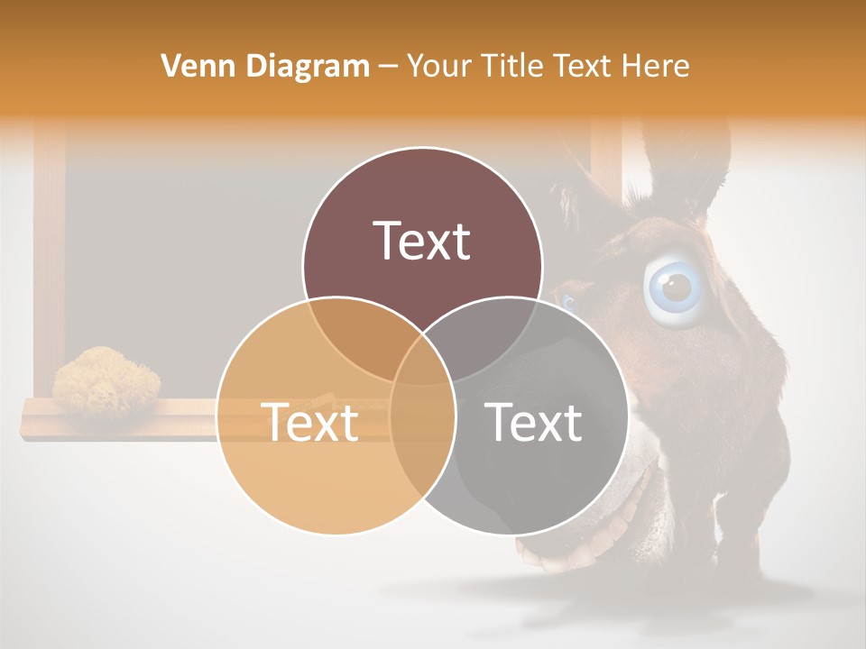 Schoolboy Funny Animal PowerPoint Template