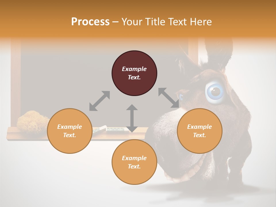 Schoolboy Funny Animal PowerPoint Template