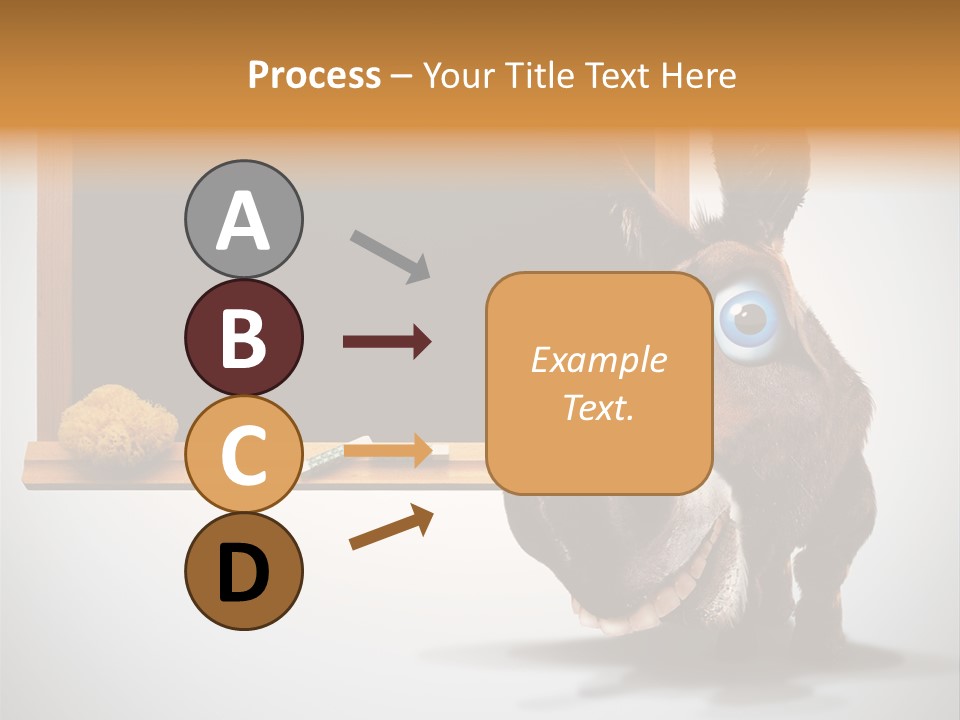 Schoolboy Funny Animal PowerPoint Template