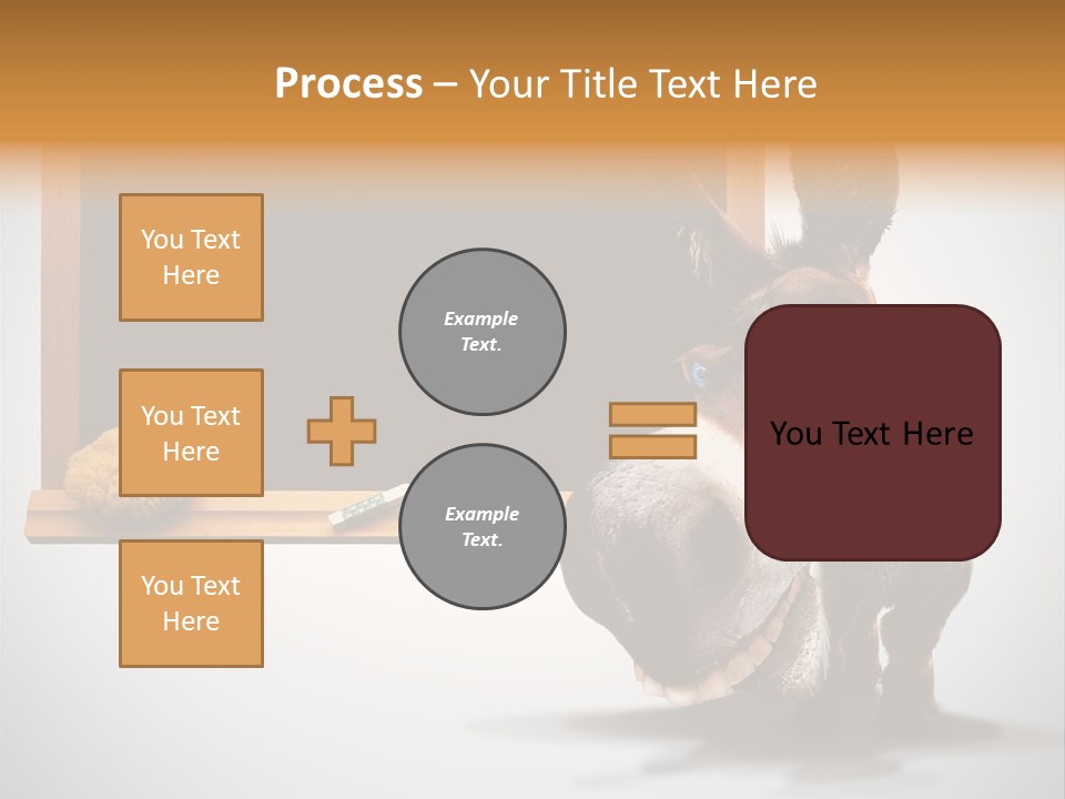 Schoolboy Funny Animal PowerPoint Template