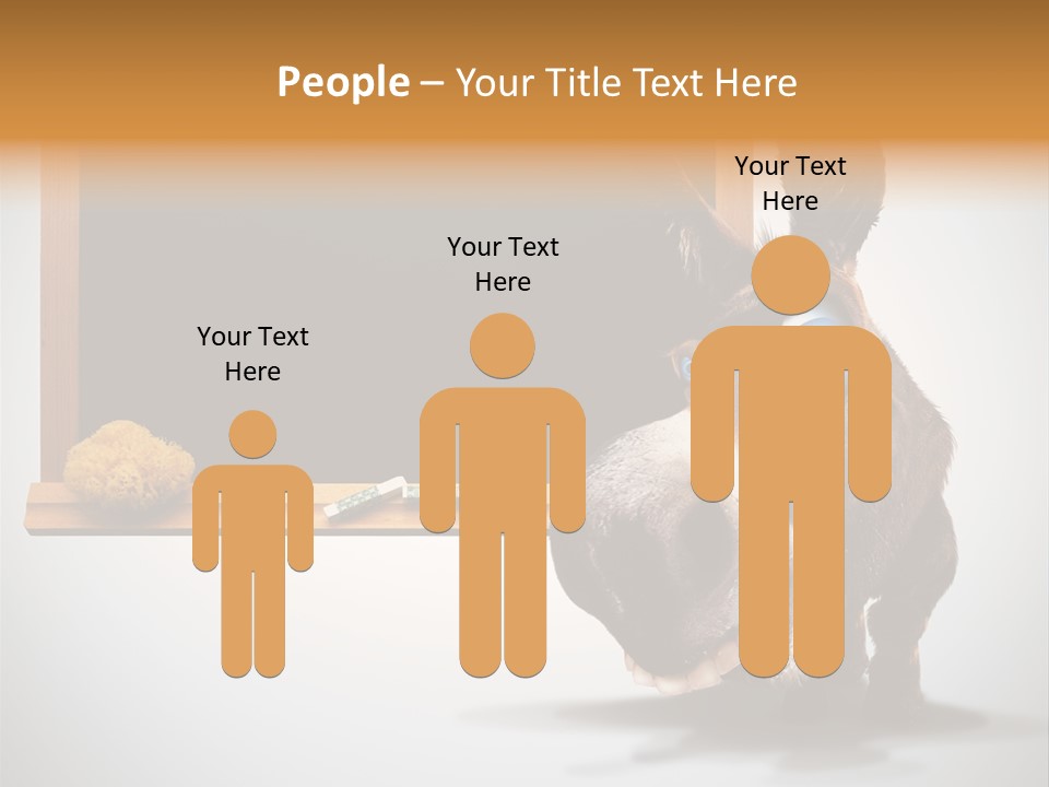 Schoolboy Funny Animal PowerPoint Template