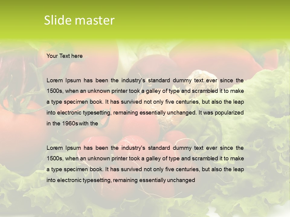 Paprika Pepper Food PowerPoint Template