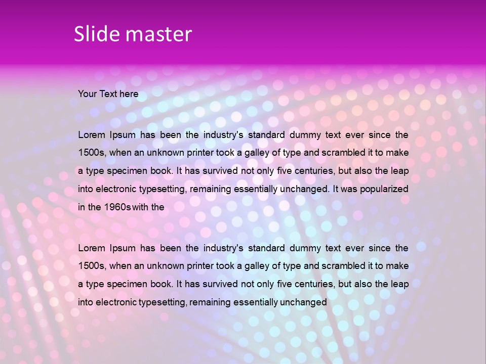 Party Shine Disco PowerPoint Template