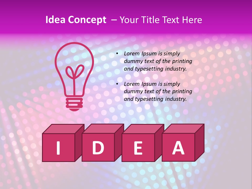 Party Shine Disco PowerPoint Template