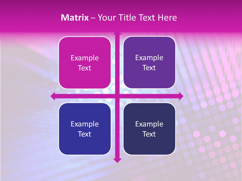 Glow Communication Disco PowerPoint Template