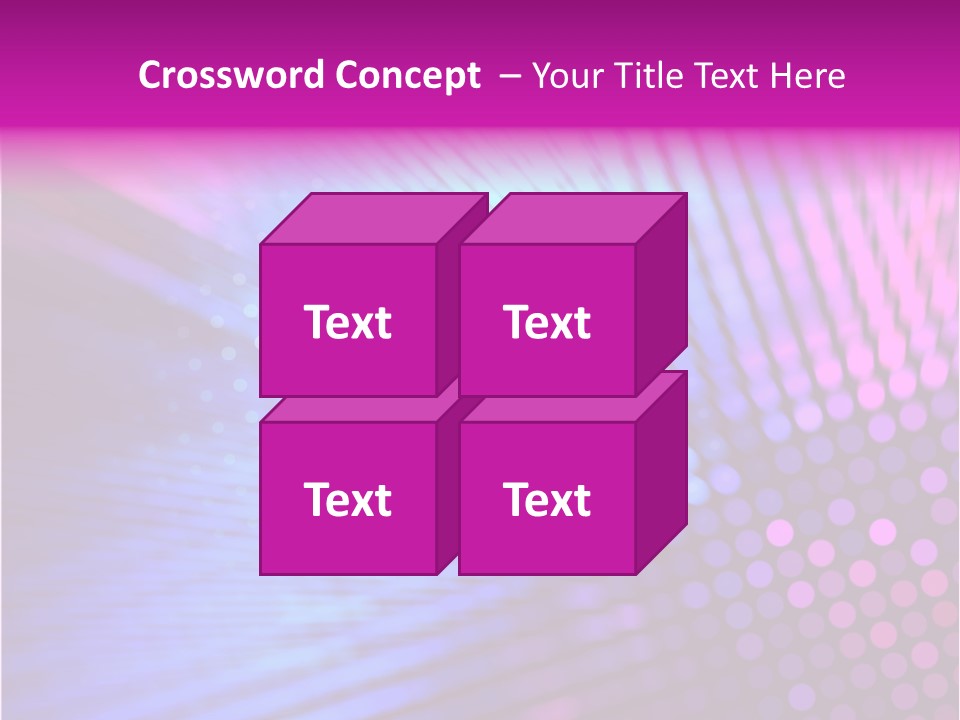 Glow Communication Disco PowerPoint Template