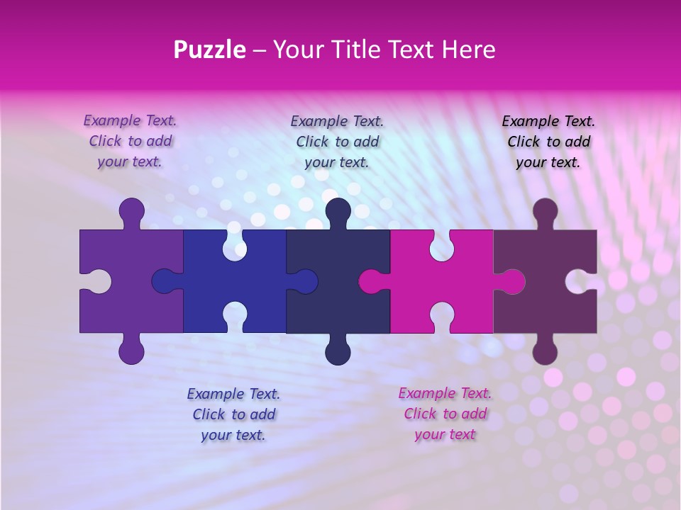 Glow Communication Disco PowerPoint Template