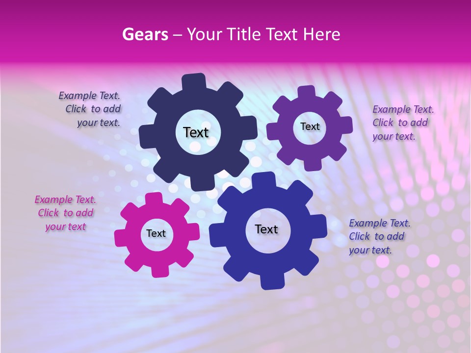 Glow Communication Disco PowerPoint Template