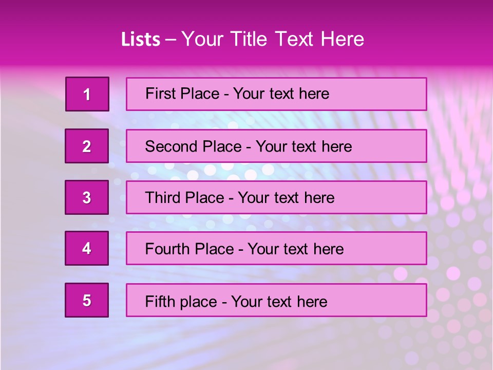 Glow Communication Disco PowerPoint Template
