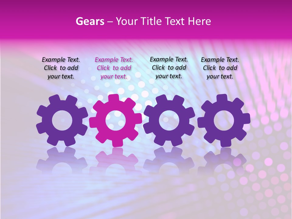 Glow Communication Disco PowerPoint Template