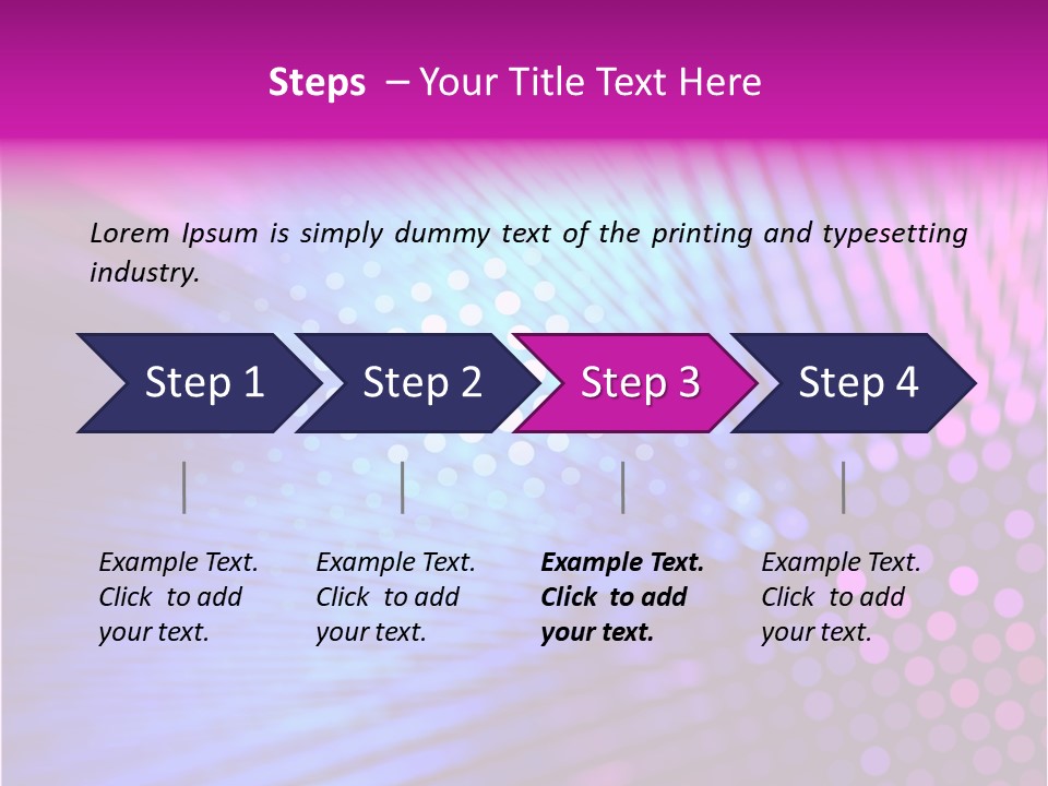 Glow Communication Disco PowerPoint Template