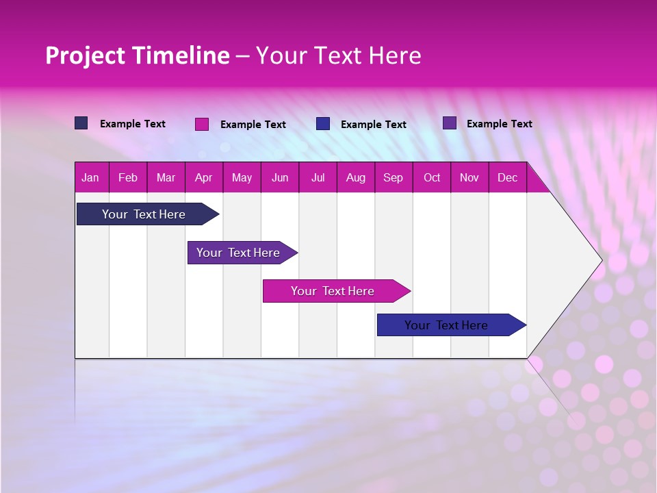 Glow Communication Disco PowerPoint Template