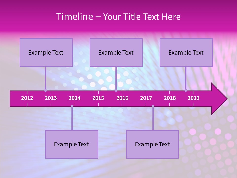 Glow Communication Disco PowerPoint Template