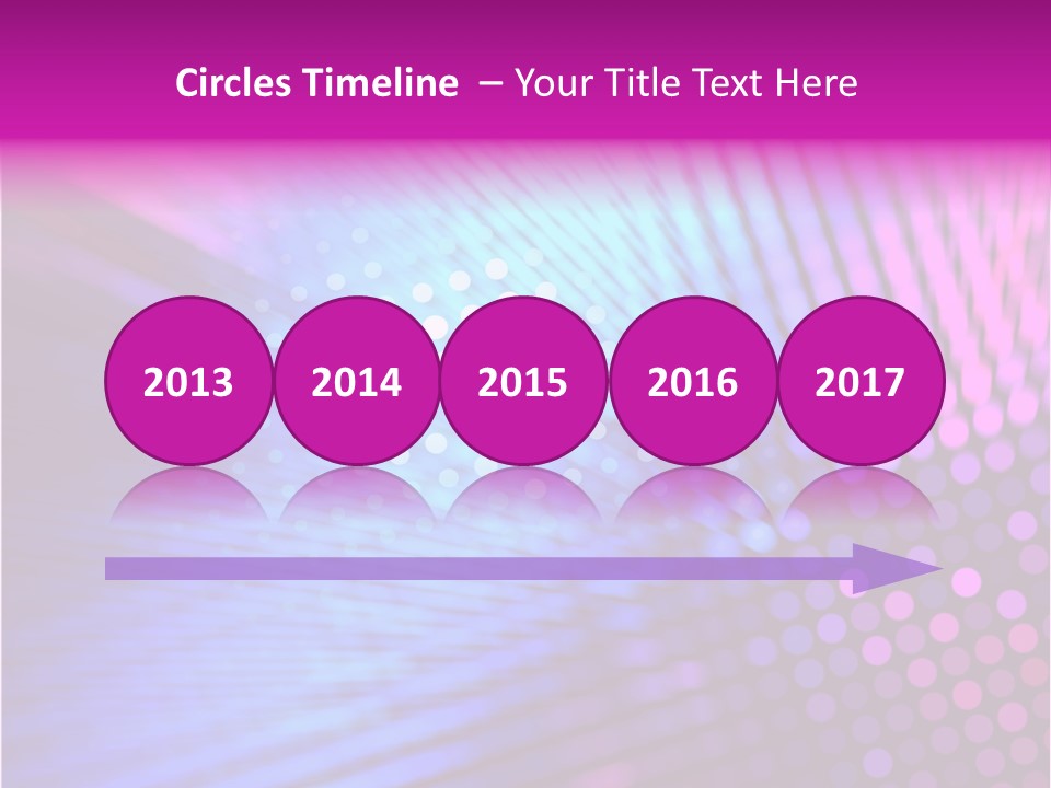 Glow Communication Disco PowerPoint Template