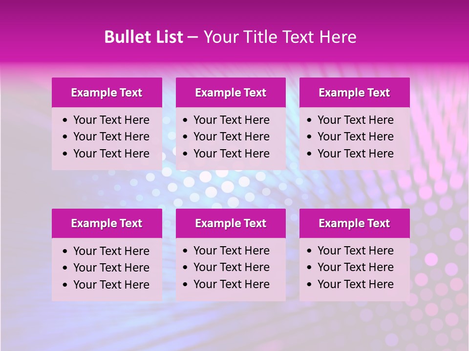 Glow Communication Disco PowerPoint Template
