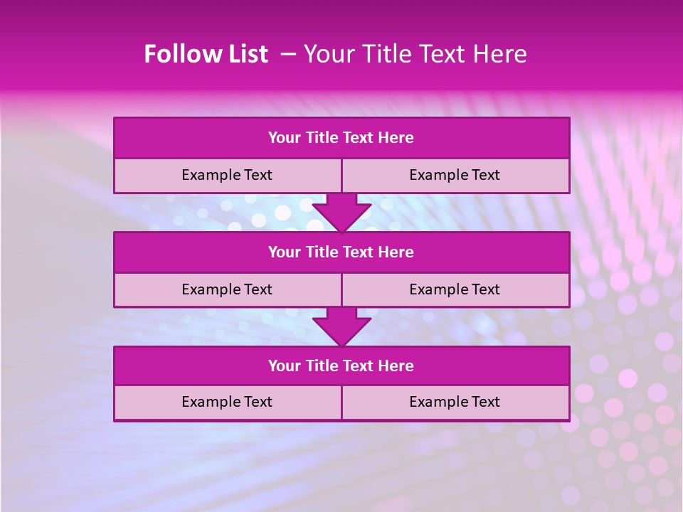 Glow Communication Disco PowerPoint Template