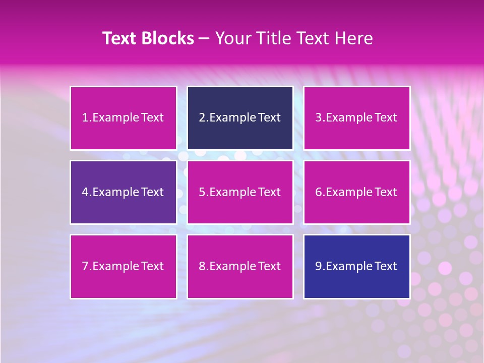 Glow Communication Disco PowerPoint Template