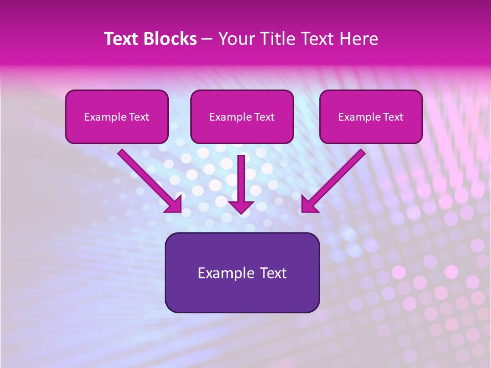 Glow Communication Disco PowerPoint Template