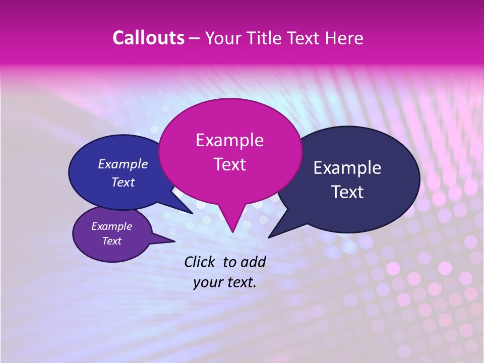 Glow Communication Disco PowerPoint Template