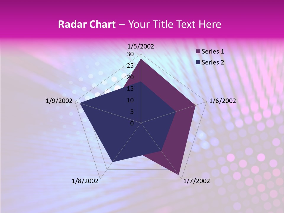 Glow Communication Disco PowerPoint Template