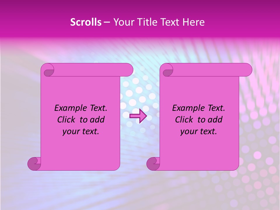 Glow Communication Disco PowerPoint Template