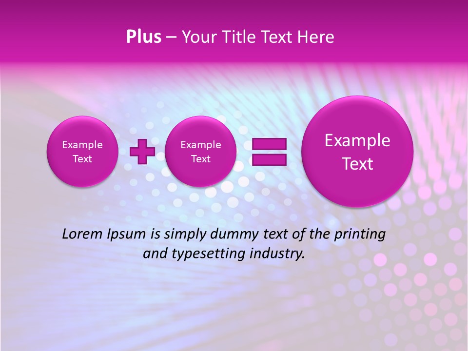 Glow Communication Disco PowerPoint Template