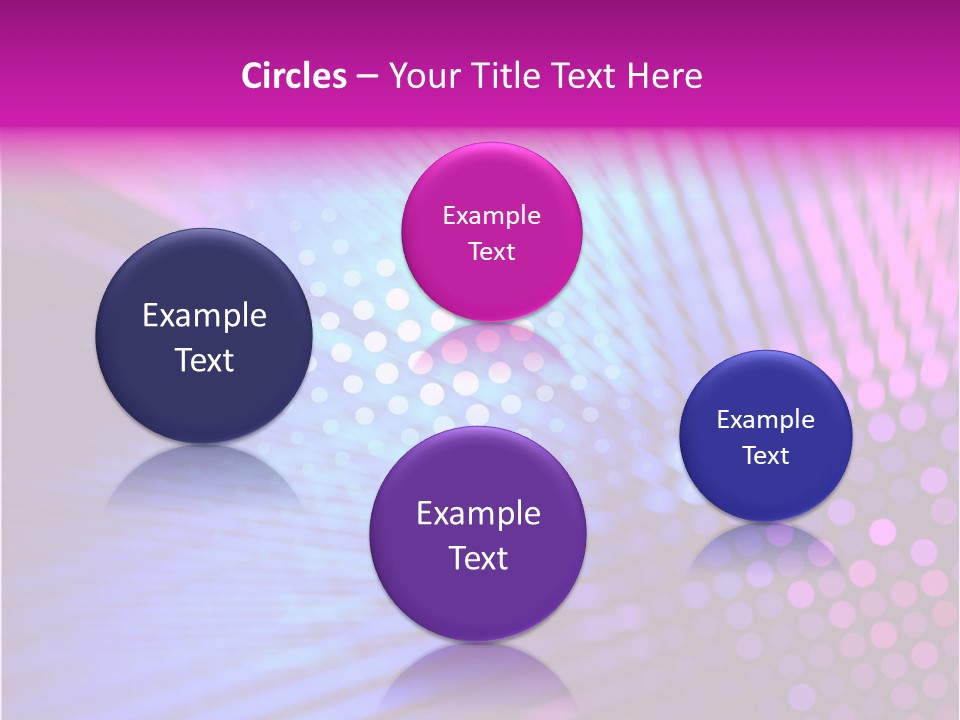 Glow Communication Disco PowerPoint Template