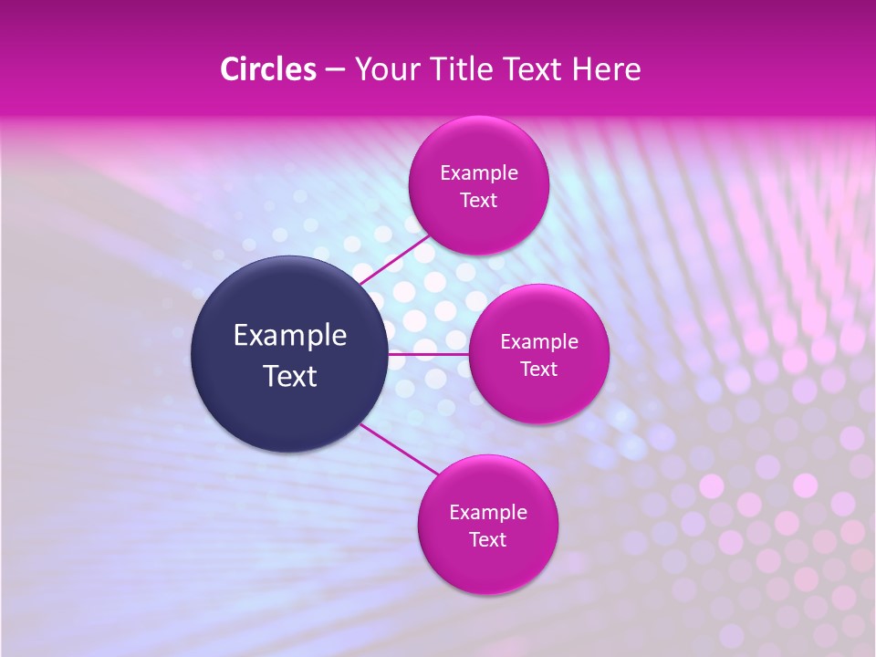 Glow Communication Disco PowerPoint Template