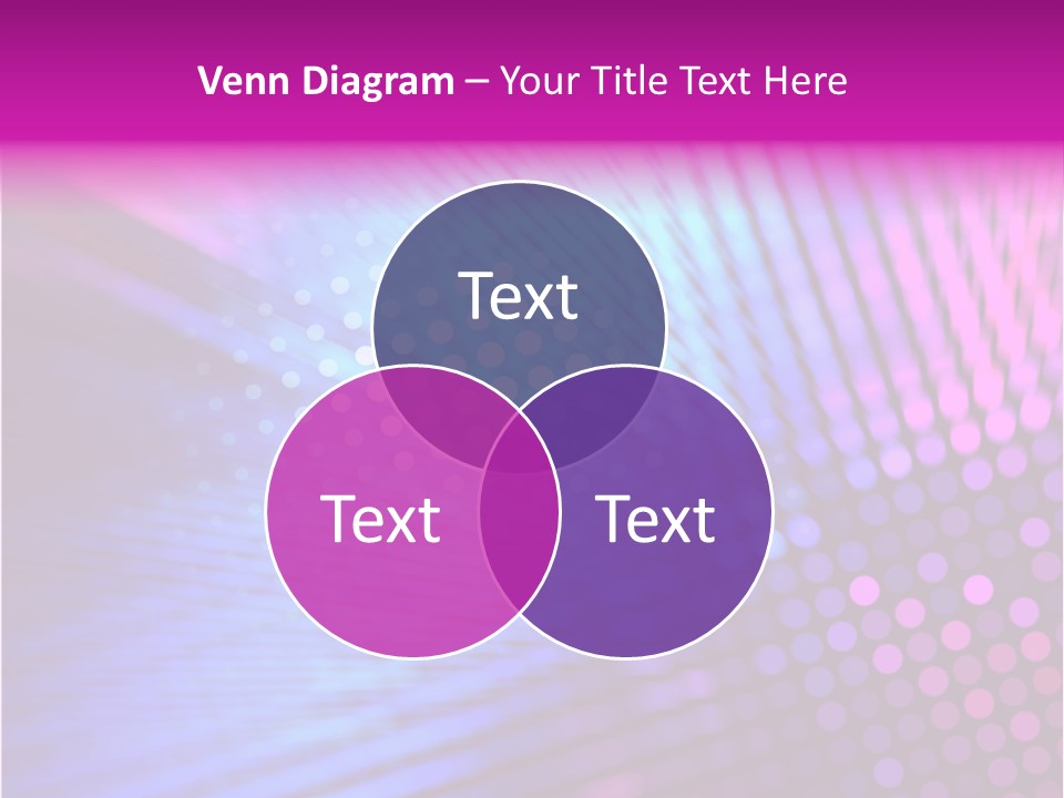 Glow Communication Disco PowerPoint Template