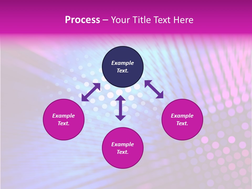 Glow Communication Disco PowerPoint Template