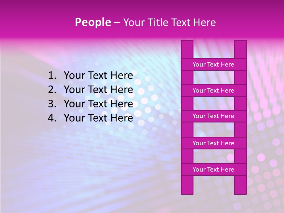 Glow Communication Disco PowerPoint Template