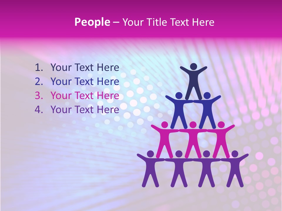 Glow Communication Disco PowerPoint Template