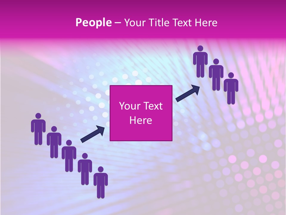 Glow Communication Disco PowerPoint Template