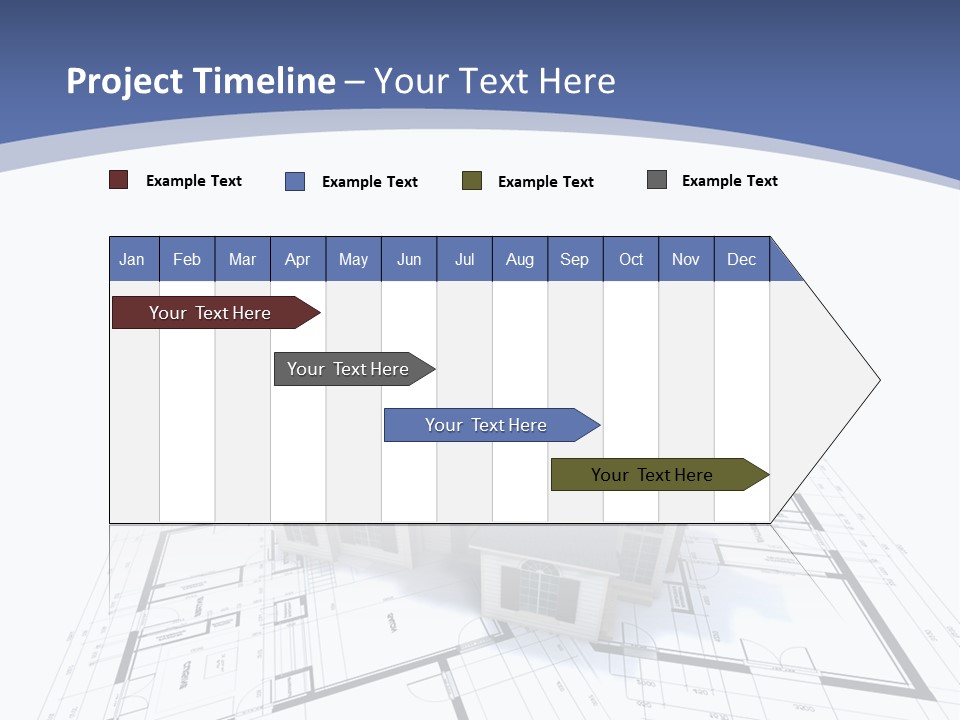 Extension Graph Plot PowerPoint Template