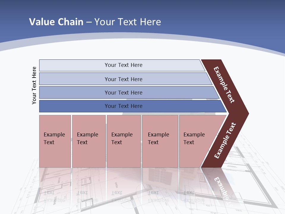 Extension Graph Plot PowerPoint Template